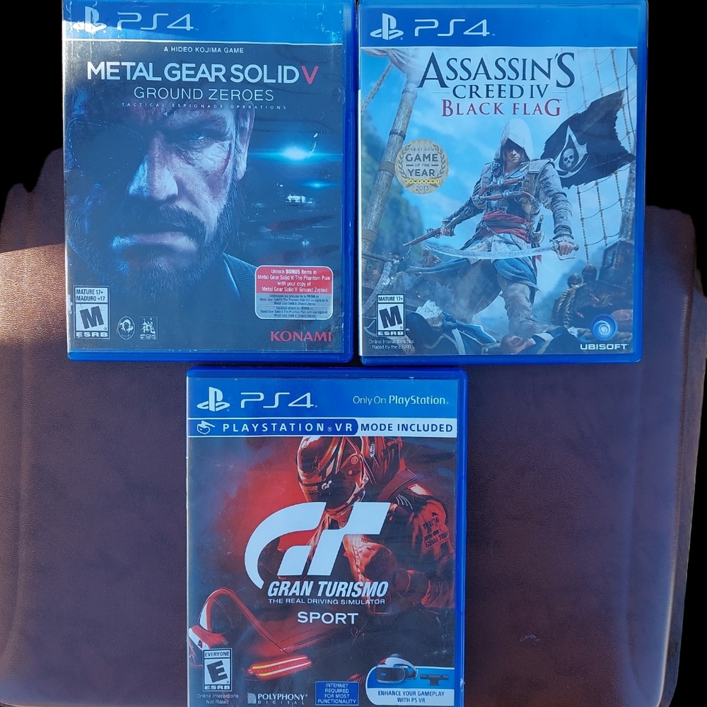 3 PS4 Games - ALL EUC